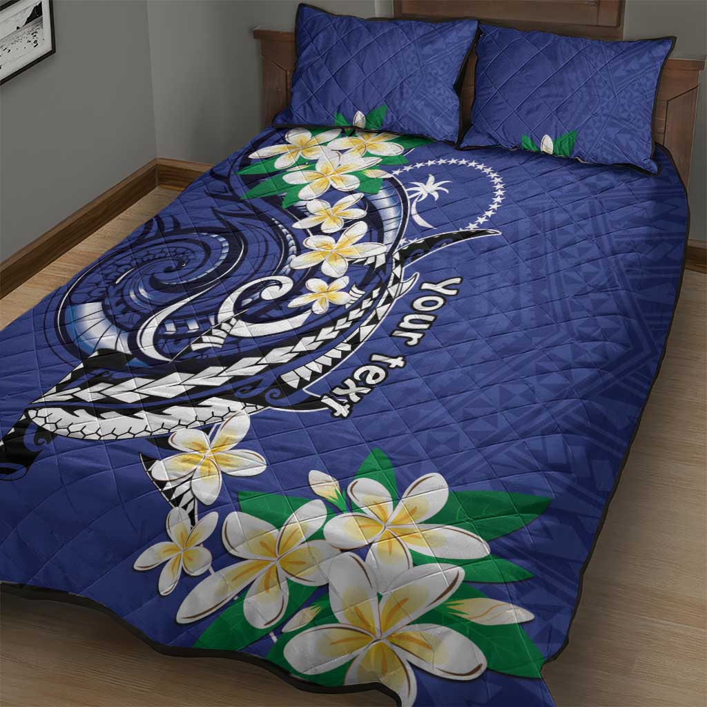 FSM Chuuk State Polynesian Shark Tattoo Personalised Quilt Bed Set LT9 - Polynesian Pride