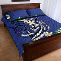 FSM Chuuk State Polynesian Shark Tattoo Personalised Quilt Bed Set LT9 - Polynesian Pride