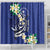 FSM Chuuk State Polynesian Shark Tattoo Personalised Shower Curtain