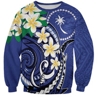 FSM Chuuk State Polynesian Shark Tattoo Personalised Sweatshirt LT9 Unisex Blue - Polynesian Pride