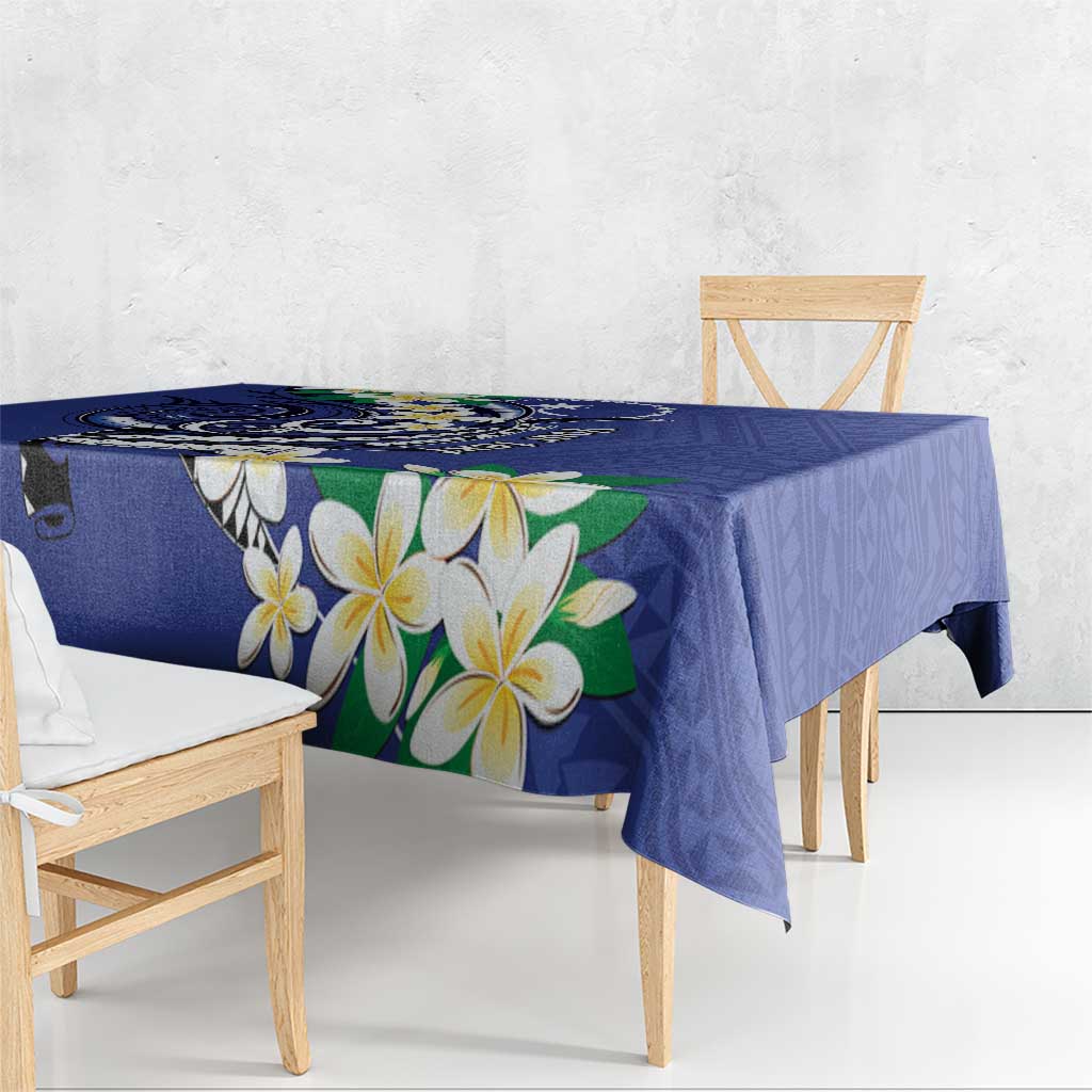 FSM Chuuk State Polynesian Shark Tattoo Personalised Tablecloth LT9 - Polynesian Pride