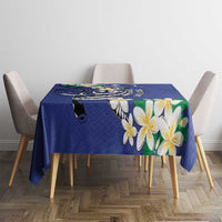 FSM Chuuk State Polynesian Shark Tattoo Personalised Tablecloth LT9 - Polynesian Pride