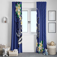 FSM Chuuk State Polynesian Shark Tattoo Personalised Window Curtain LT9 - Polynesian Pride