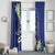 FSM Chuuk State Polynesian Shark Tattoo Personalised Window Curtain