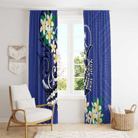 FSM Chuuk State Polynesian Shark Tattoo Personalised Window Curtain LT9 - Polynesian Pride