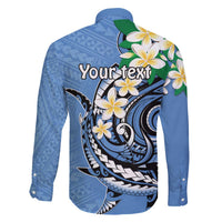FSM Kosrae Polynesian Shark Tattoo Personalised Family Matching Off The Shoulder Long Sleeve Dress and Hawaiian Shirt LT9 - Polynesian Pride