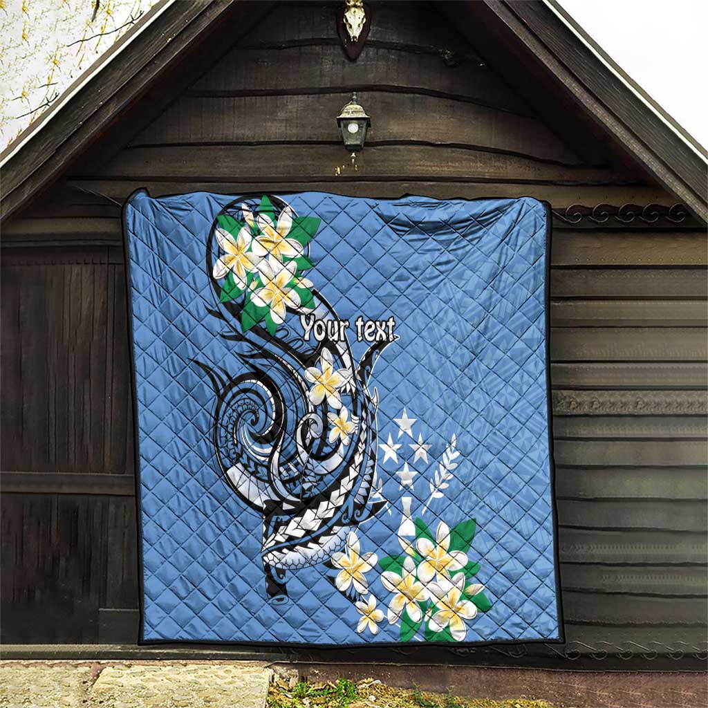 FSM Kosrae Polynesian Shark Tattoo Personalised Quilt LT9 - Polynesian Pride