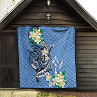 FSM Kosrae Polynesian Shark Tattoo Personalised Quilt LT9 - Polynesian Pride