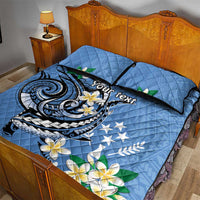FSM Kosrae Polynesian Shark Tattoo Personalised Quilt Bed Set LT9 - Polynesian Pride