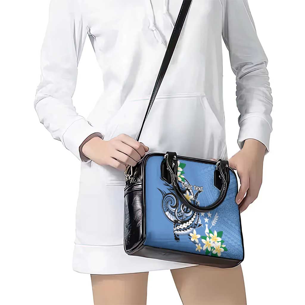 FSM Kosrae Polynesian Shark Tattoo Personalised Shoulder Handbag
