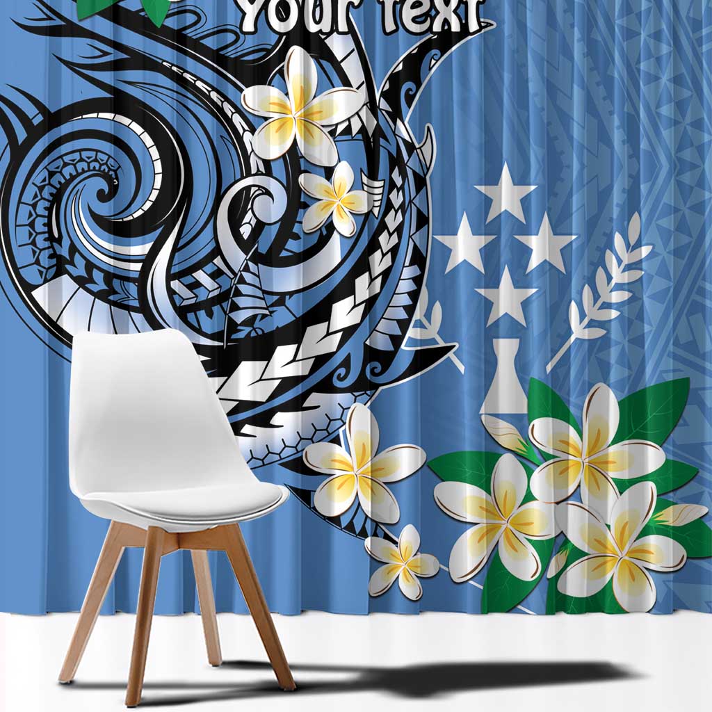 FSM Kosrae Polynesian Shark Tattoo Personalised Window Curtain LT9 - Polynesian Pride