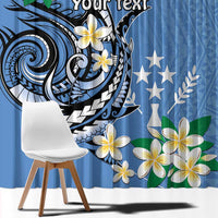 FSM Kosrae Polynesian Shark Tattoo Personalised Window Curtain LT9 - Polynesian Pride