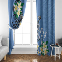FSM Kosrae Polynesian Shark Tattoo Personalised Window Curtain LT9 - Polynesian Pride