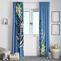 FSM Kosrae Polynesian Shark Tattoo Personalised Window Curtain LT9 - Polynesian Pride