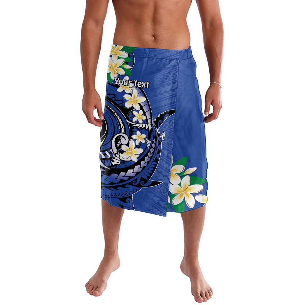 FSM Pohnpei Polynesian Shark Tattoo Personalised Lavalava LT9 Blue - Polynesian Pride