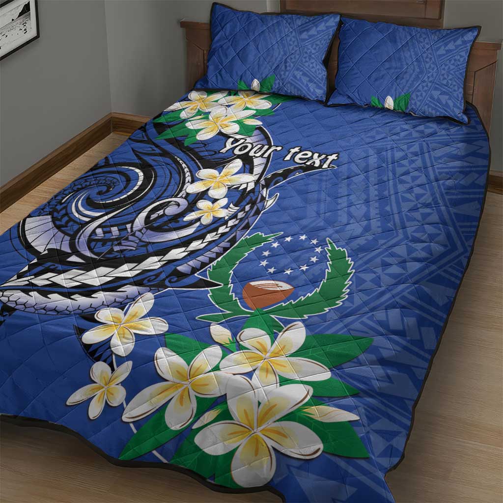 FSM Pohnpei Polynesian Shark Tattoo Personalised Quilt Bed Set LT9 - Polynesian Pride