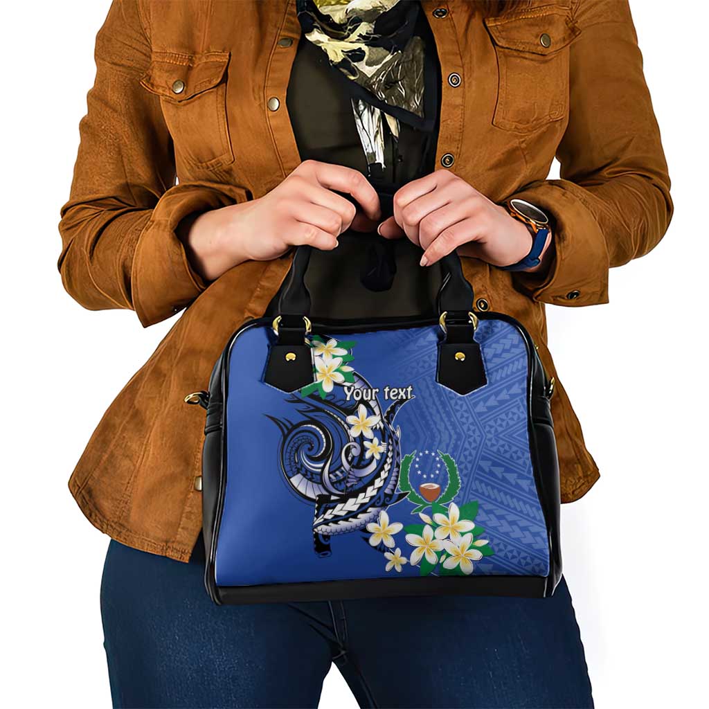 FSM Pohnpei Polynesian Shark Tattoo Personalised Shoulder Handbag LT9 - Polynesian Pride