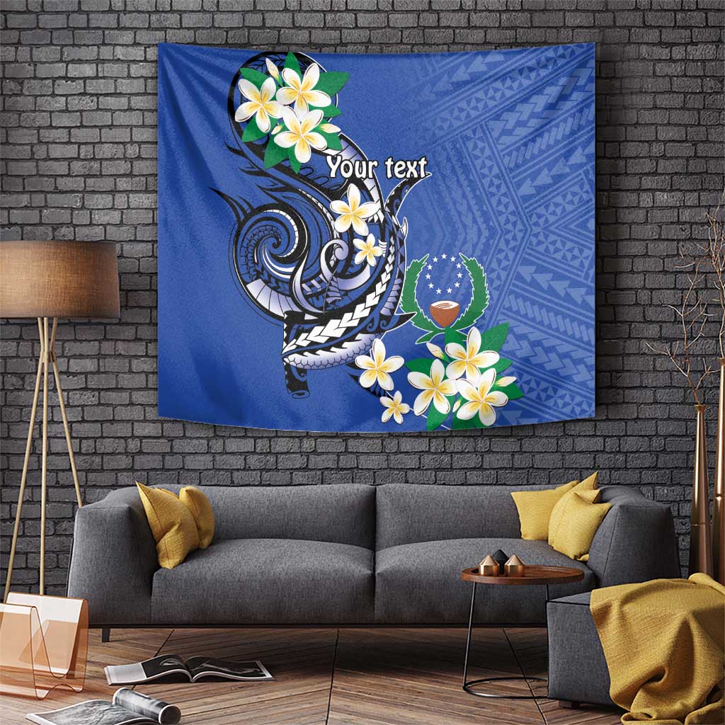 FSM Pohnpei Polynesian Shark Tattoo Personalised Tapestry LT9 - Polynesian Pride