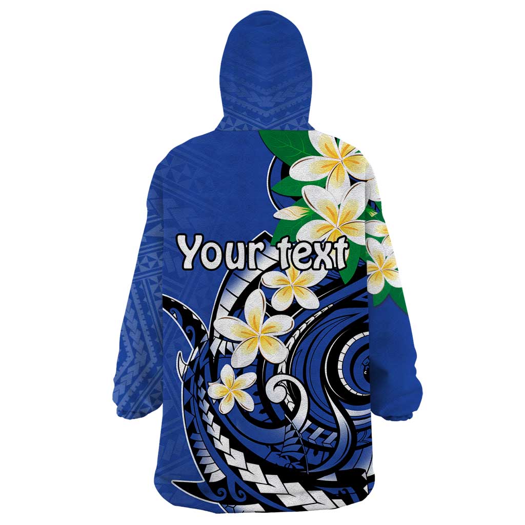 FSM Pohnpei Polynesian Shark Tattoo Personalised Wearable Blanket Hoodie LT9 - Polynesian Pride