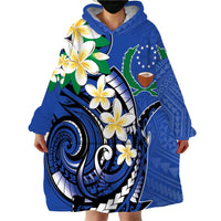 FSM Pohnpei Polynesian Shark Tattoo Personalised Wearable Blanket Hoodie LT9 - Polynesian Pride