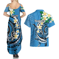 FSM Yap State Polynesian Shark Tattoo Personalised Couples Matching Summer Maxi Dress and Hawaiian Shirt LT9 - Polynesian Pride