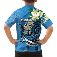 FSM Yap State Polynesian Shark Tattoo Personalised Family Matching Short Sleeve Bodycon Dress and Hawaiian Shirt LT9 - Polynesian Pride