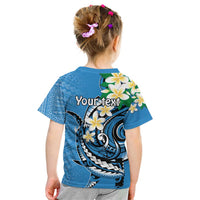 FSM Yap State Polynesian Shark Tattoo Personalised Kid T Shirt LT9 - Polynesian Pride