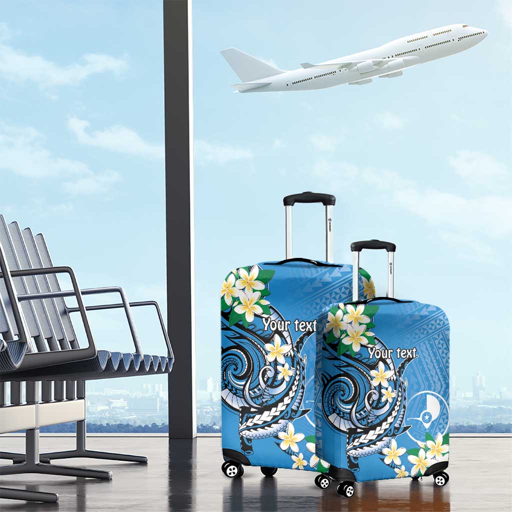 FSM Yap State Polynesian Shark Tattoo Personalised Luggage Cover LT9 - Polynesian Pride