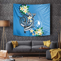 FSM Yap State Polynesian Shark Tattoo Personalised Tapestry LT9 - Polynesian Pride