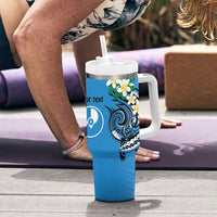 FSM Yap State Polynesian Shark Tattoo Personalised Tumbler With Handle