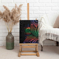 New Caledonia Polynesian Tatoo Personalised Canvas Wall Art LT9 - Polynesian Pride