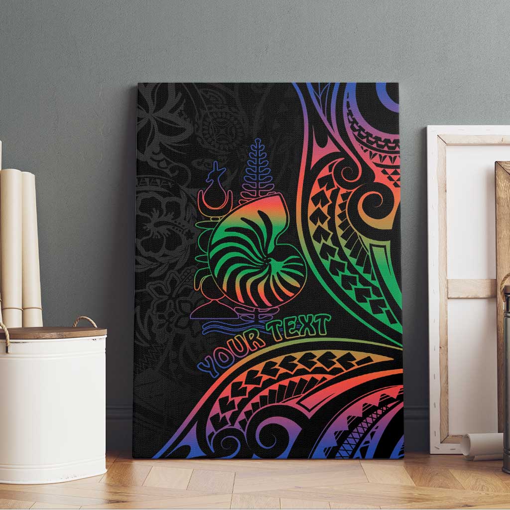 New Caledonia Polynesian Tatoo Personalised Canvas Wall Art LT9 - Polynesian Pride