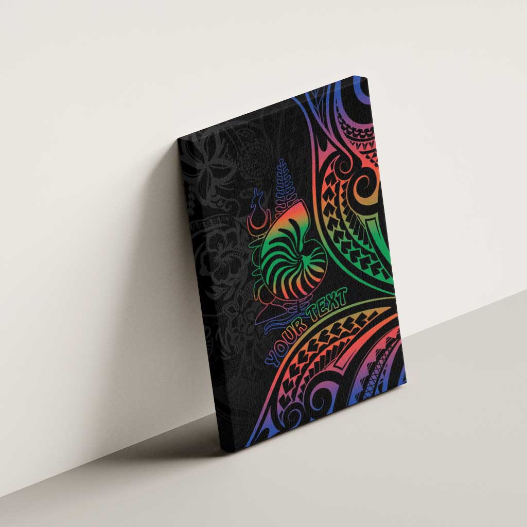 New Caledonia Polynesian Tatoo Personalised Canvas Wall Art LT9 - Polynesian Pride