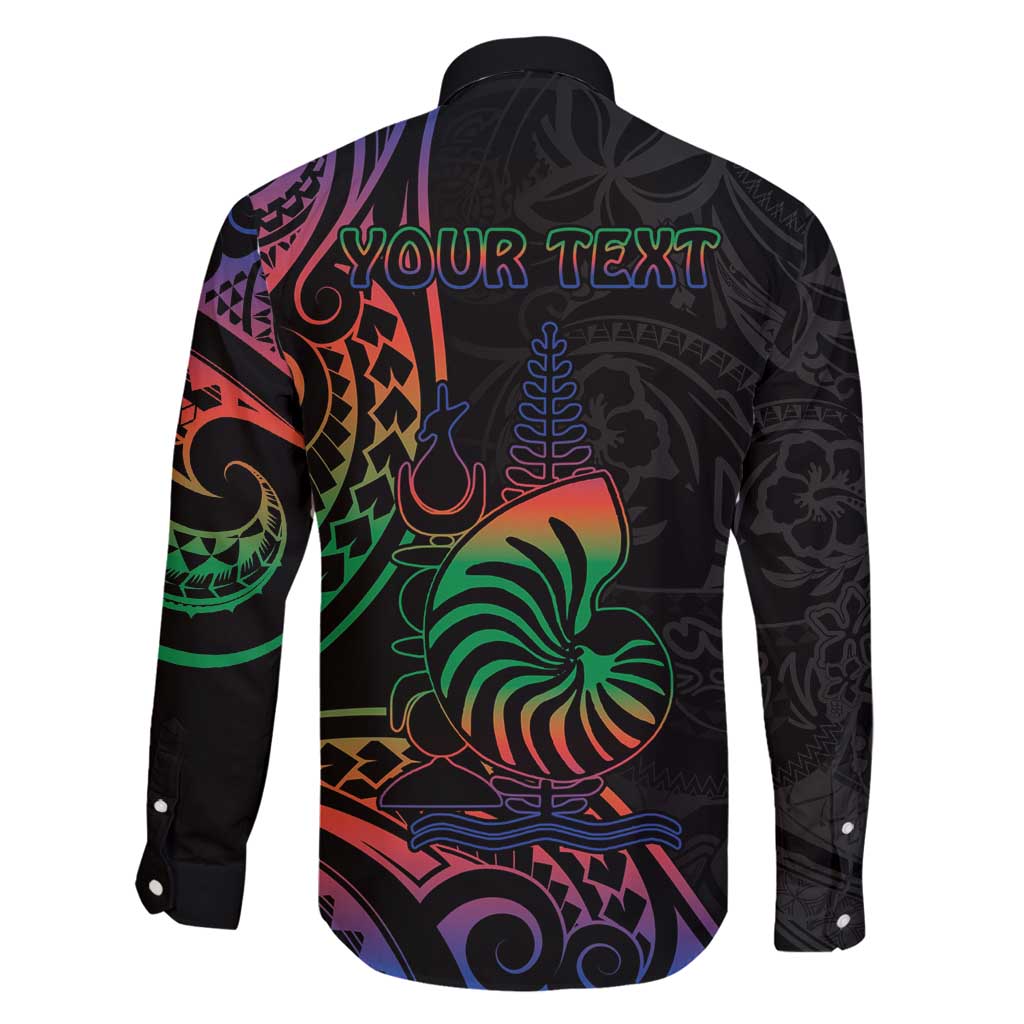New Caledonia Polynesian Tatoo Personalised Family Matching Mermaid Dress and Hawaiian Shirt LT9 - Polynesian Pride