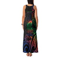 New Caledonia Polynesian Tatoo Personalised Family Matching Tank Maxi Dress and Hawaiian Shirt LT9 - Polynesian Pride