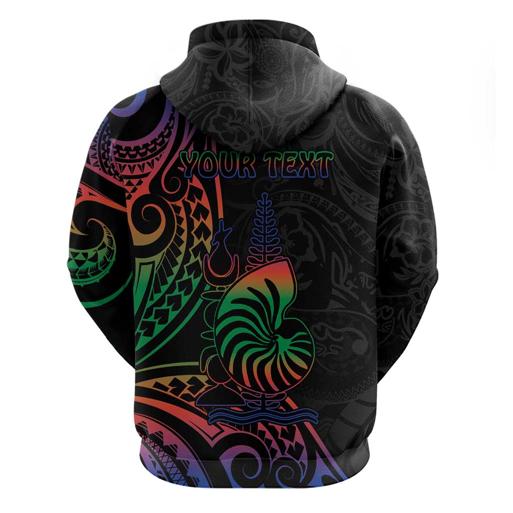 New Caledonia Polynesian Tatoo Personalised Hoodie LT9 - Polynesian Pride