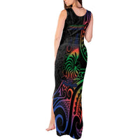 New Caledonia Polynesian Tatoo Personalised Tank Maxi Dress LT9 - Polynesian Pride