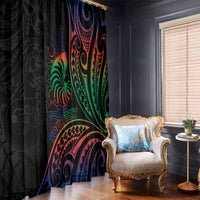 New Caledonia Polynesian Tatoo Personalised Window Curtain LT9 - Polynesian Pride