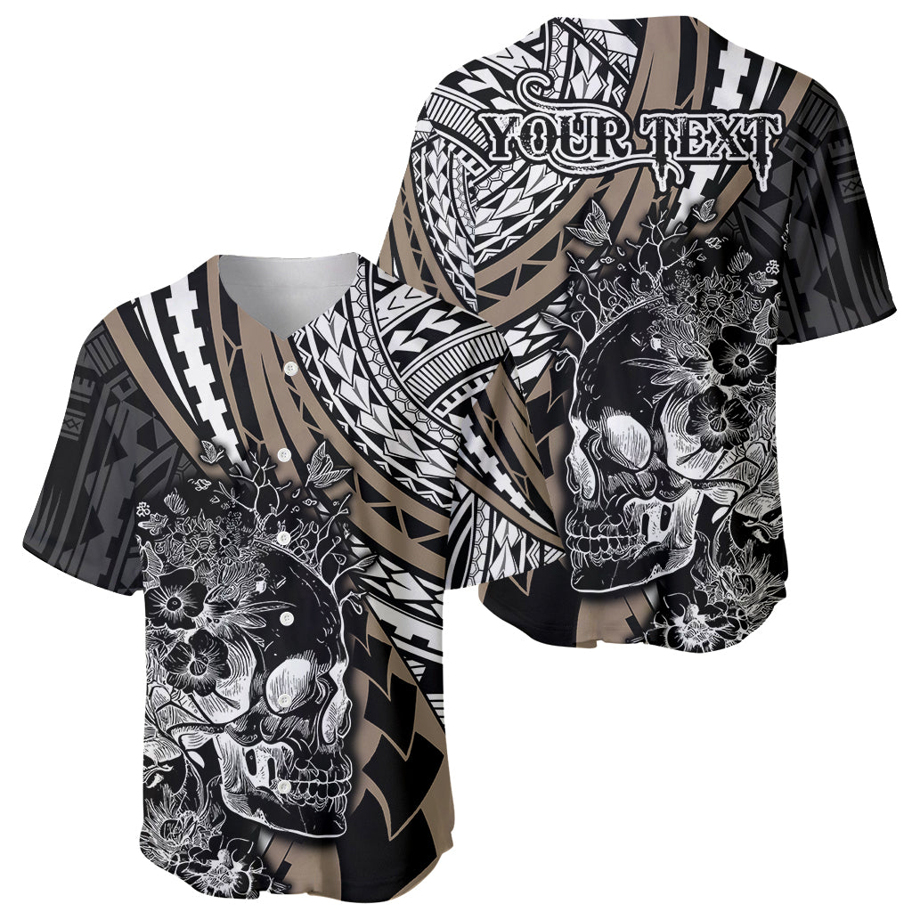 personalised-polynesia-skull-baseball-jersey-tattoo-in-the-style-of-maori-with-marine-life-gold
