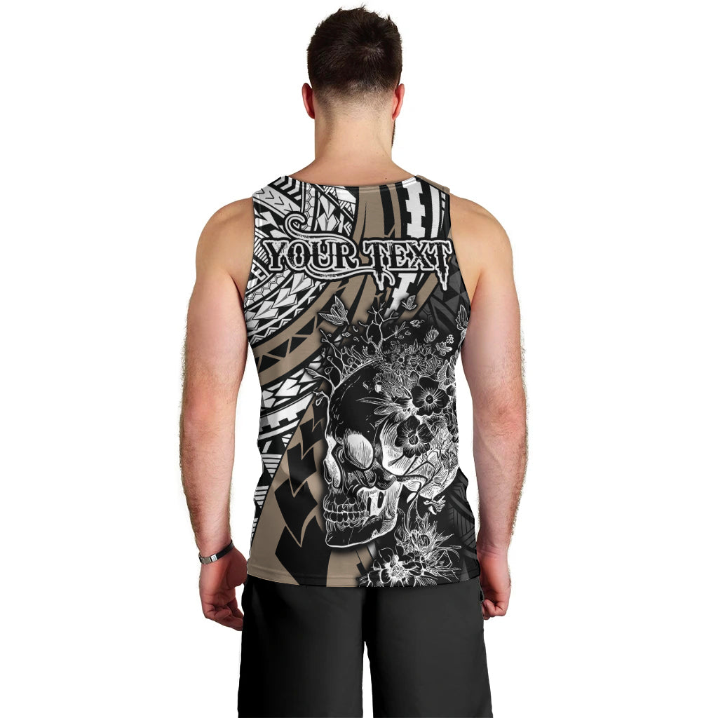 personalised-polynesia-skull-men-tank-top-tattoo-in-the-style-of-maori-with-marine-life-gold