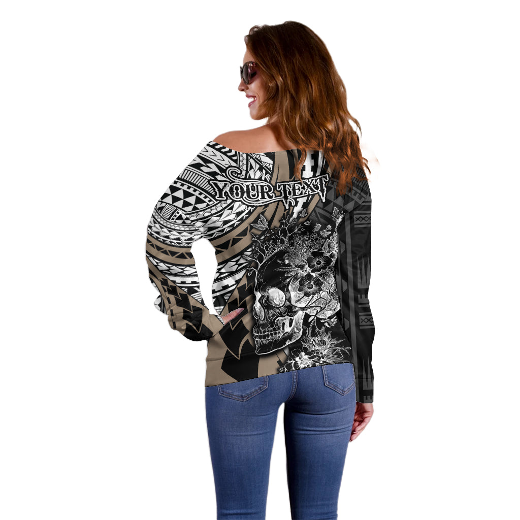personalised-polynesia-skull-off-shoulder-sweater-tattoo-in-the-style-of-maori-with-marine-life-gold