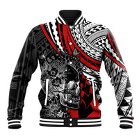 personalised-polynesia-skull-baseball-jacket-tattoo-in-the-style-of-maori-with-marine-life-red