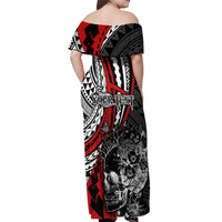 personalised-polynesia-skull-off-shoulder-maxi-dress-tattoo-in-the-style-of-maori-with-marine-life-red