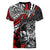 personalised-polynesia-skull-women-v-neck-t-shirt-tattoo-in-the-style-of-maori-with-marine-life-red