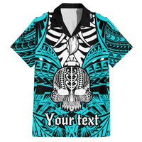 personalised-polynesia-skull-family-matching-tank-maxi-dress-and-hawaiian-shirt-with-boars-tusk-aqua-arty-vibe