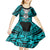 personalised-polynesia-skull-kid-short-sleeve-dress-with-boars-tusk-aqua-arty-vibe