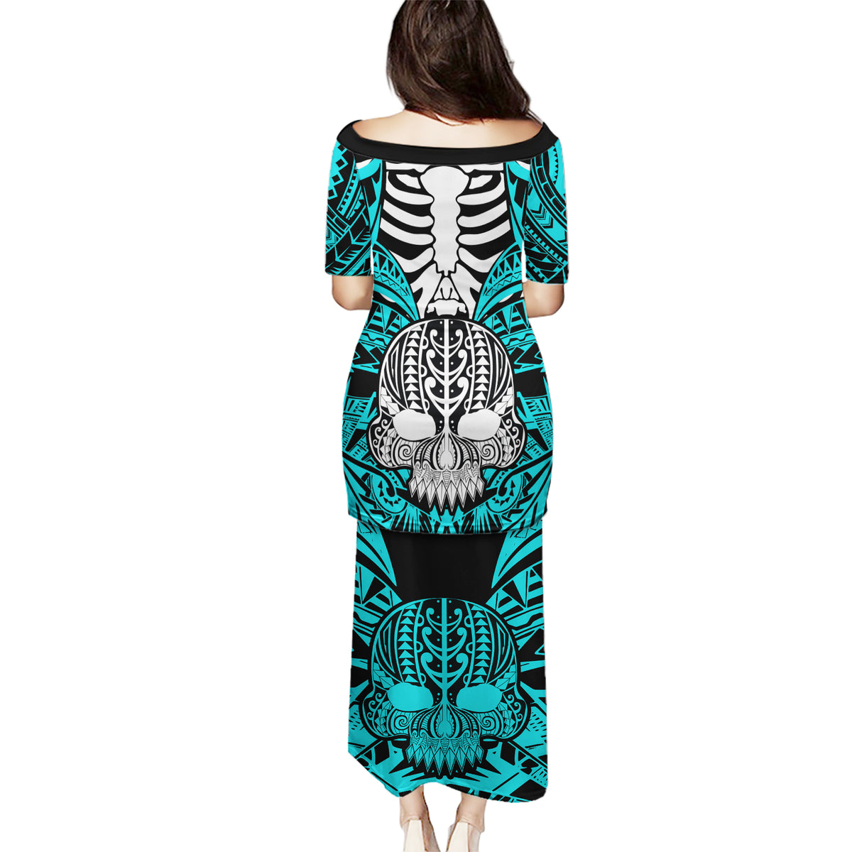 personalised-polynesia-skull-puletasi-with-boars-tusk-aqua-arty-vibe