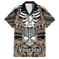 personalised-polynesia-skull-family-matching-tank-maxi-dress-and-hawaiian-shirt-with-boars-tusk-gold-arty-vibe