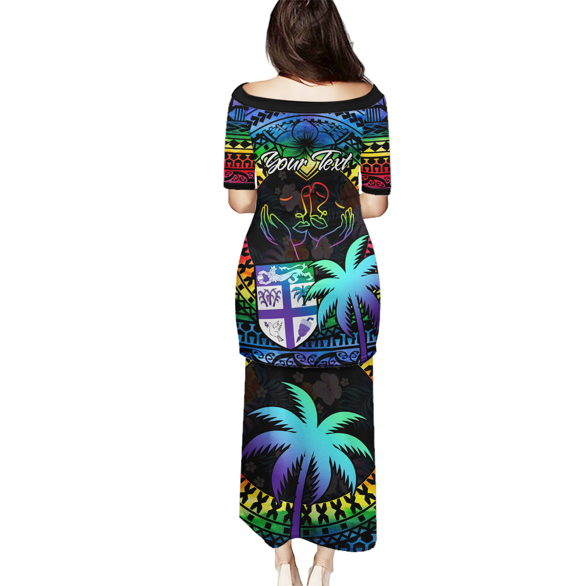 personalised-fiji-lgbt-puletasi-love-is-love-tapa-pattern-rainbow-water-color