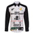 New Zealand South Africa Rugby Family Matching Off Shoulder Maxi Dress and Hawaiian Shirt History Commemorative World Cup Winners Unique LT9 Dad's Shirt - Long Sleeve White - Polynesian Pride